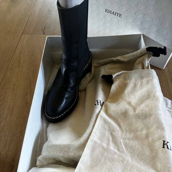 KHAITE
Calgary Leather Chelsea Boots - Picture 8 of 8